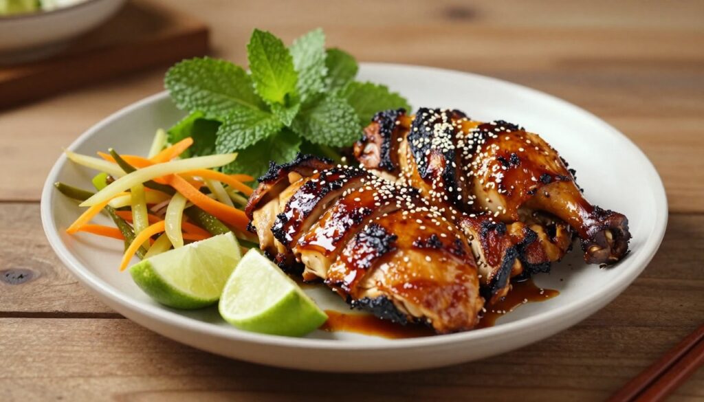 authentic vietnamese flavor with grilled chicken and marinade