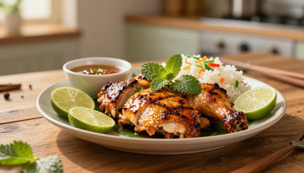 easy asian chicken Vietnamese charbroiled recipe