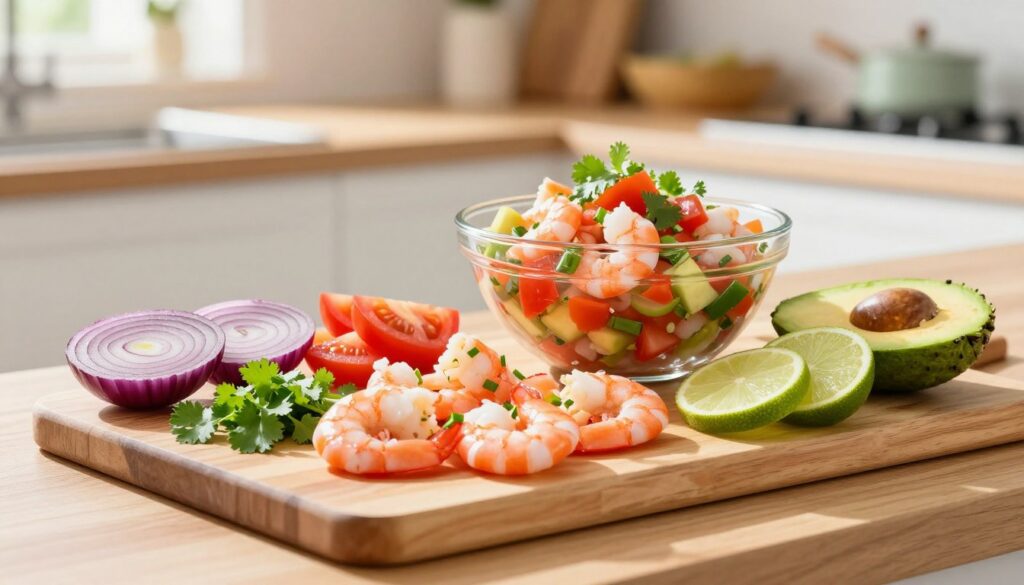 fresh shrimp ceviche recipe preparation