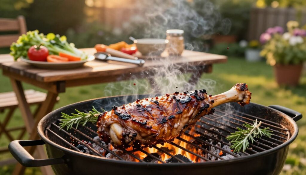 leg of lamb on the grill recipe