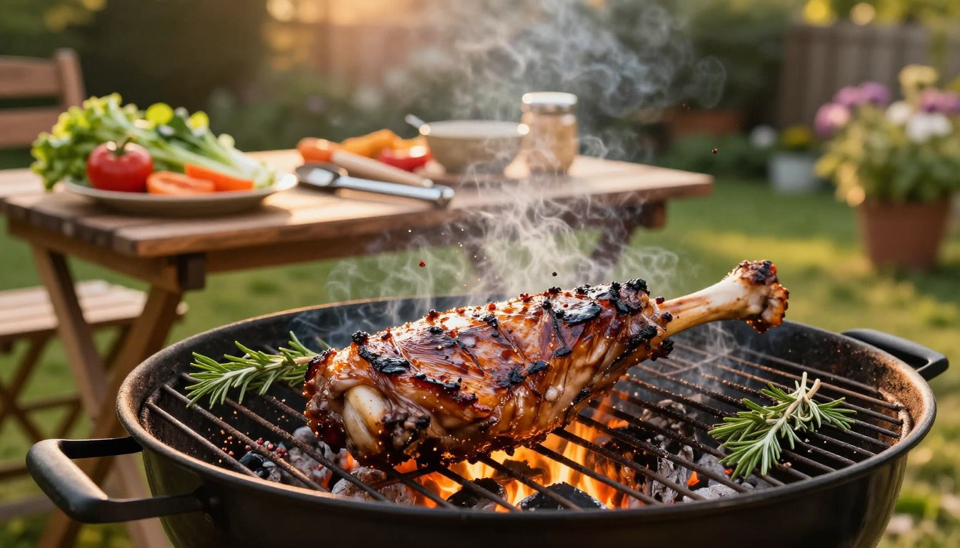 leg of lamb on the grill recipe