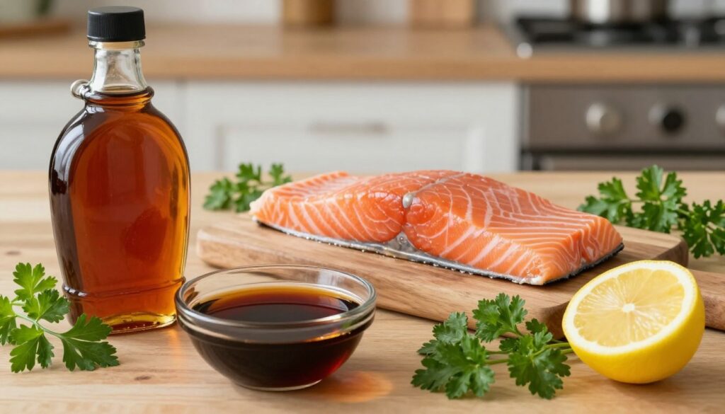 maple soy salmon ingredients