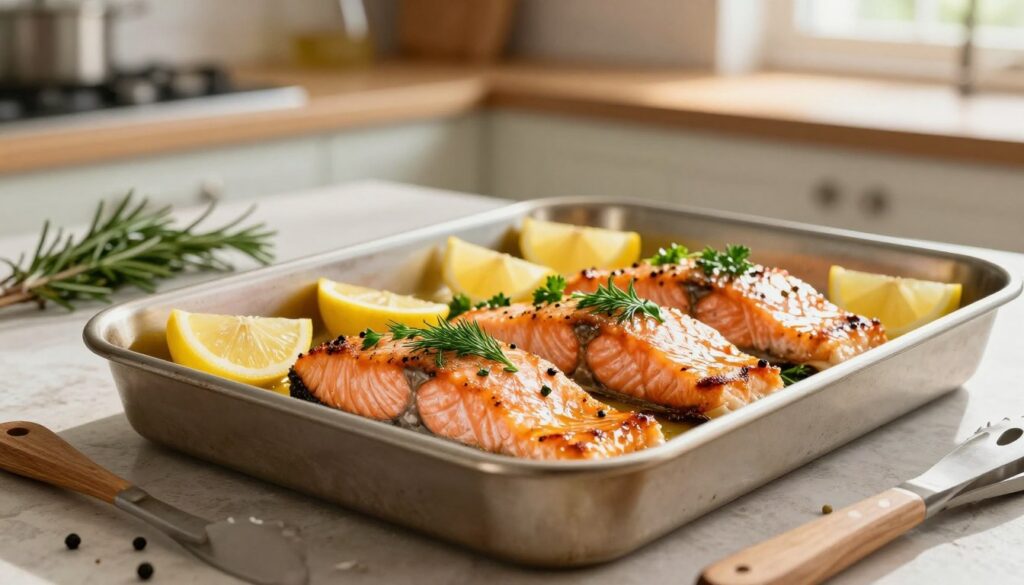recipe for salmon steaks in the oven